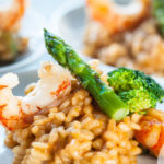 Rizoto-me-Garides-kai-Sparaggia