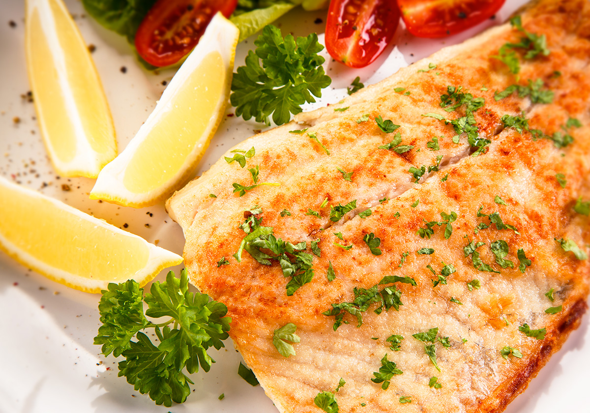 Φιλέτο Ψαριού Ψητό με Βούτυρο και Σκόρδο | Συνταγές για επαγγελματική κουζίνα | Ena Blog