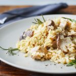Ρύζι στο φούρνο με μανιτάρια και σέρι | Ena Blog