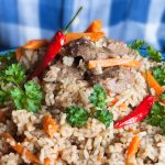 Αρνί γεμιστό με ρύζι | Ena Blog