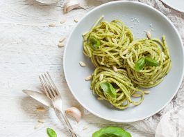 Σπαγγέτι με πέστο μπρόκολου | Ena Blog